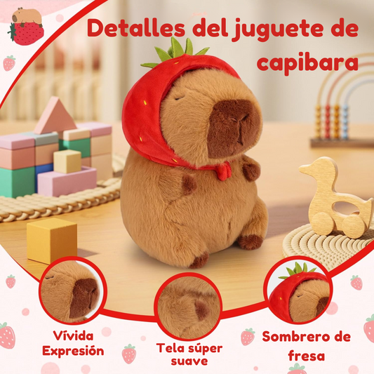 Peluche de capibara suave y esponjosa